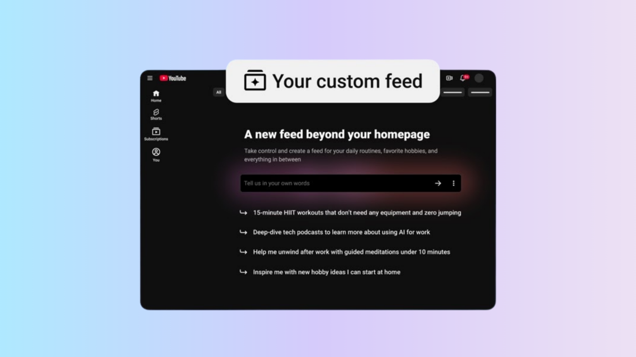 A screenshot of YouTube