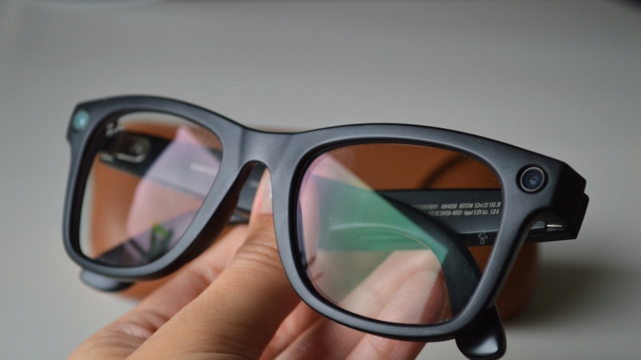 Meta Ray-Ban glasses in person